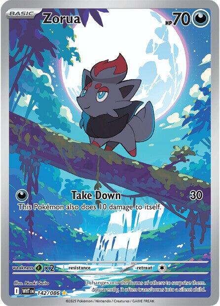 Zorua (142/086) [Scarlet & Violet: White Flare] | Pegasus Games WI