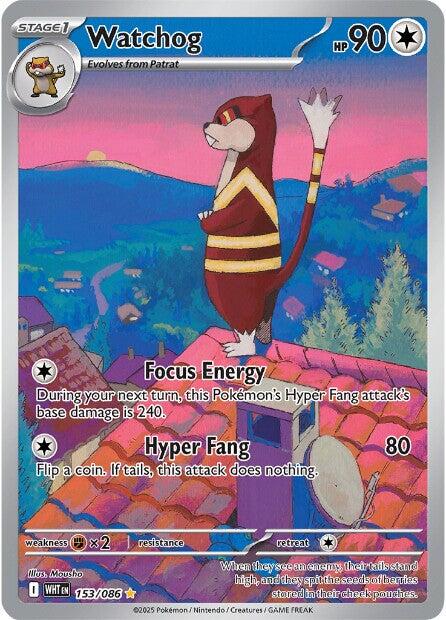 Watchog (153/086) [Scarlet & Violet: White Flare] | Pegasus Games WI