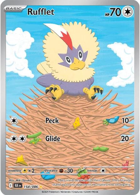 Rufflet (154/086) [Scarlet & Violet: Black Bolt] | Pegasus Games WI