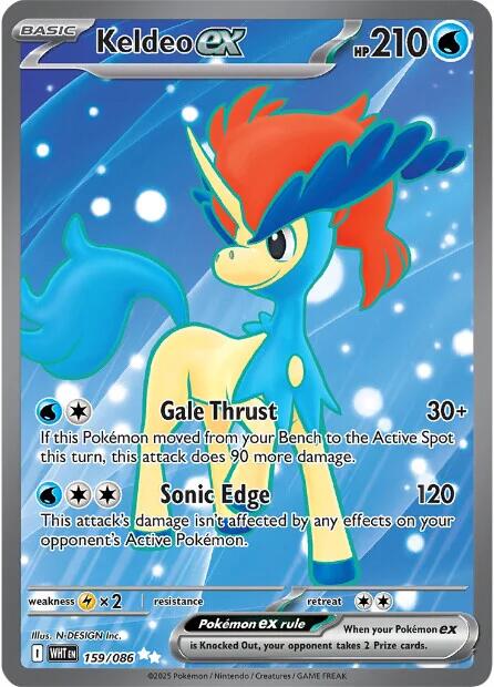 Keldeo ex (159/086) [Scarlet & Violet: White Flare] | Pegasus Games WI