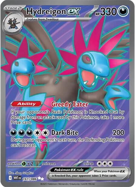 Hydreigon ex (161/086) [Scarlet & Violet: White Flare] | Pegasus Games WI
