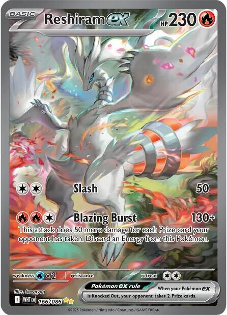 Reshiram ex (166/086) [Scarlet & Violet: White Flare] | Pegasus Games WI