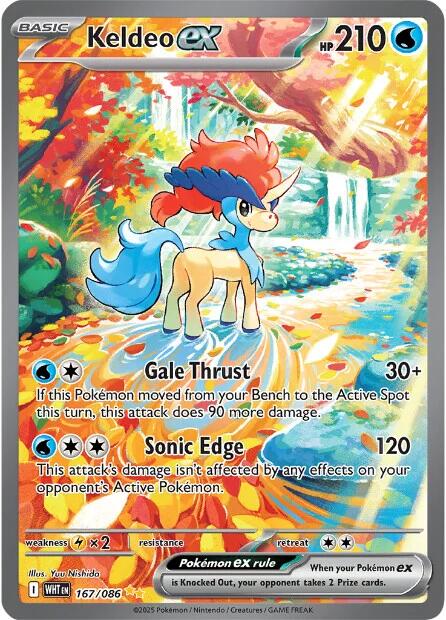 Keldeo ex (167/086) [Scarlet & Violet: White Flare] | Pegasus Games WI