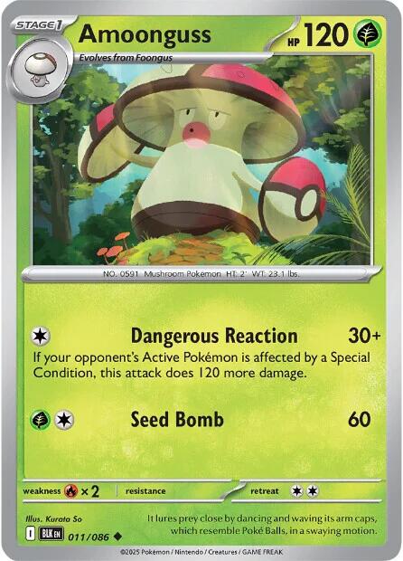 Amoonguss (011/086) [Scarlet & Violet: Black Bolt] | Pegasus Games WI