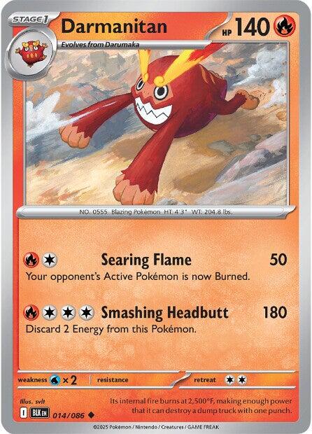 Darmanitan (014/086) [Scarlet & Violet: Black Bolt] | Pegasus Games WI