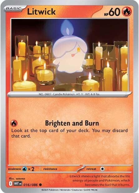 Litwick (016/086) [Scarlet & Violet: White Flare] | Pegasus Games WI