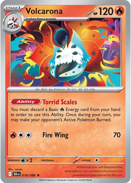 Volcarona (016/086) [Scarlet & Violet: Black Bolt] | Pegasus Games WI