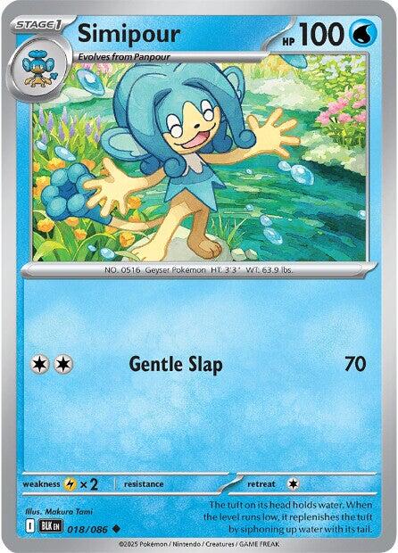 Simipour (018/086) [Scarlet & Violet: Black Bolt] | Pegasus Games WI