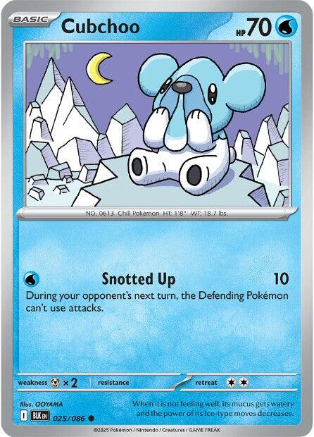 Cubchoo (025/086) [Scarlet & Violet: Black Bolt] | Pegasus Games WI