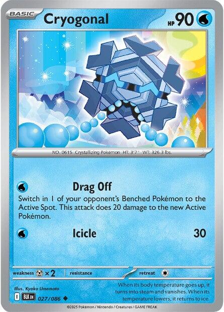 Cryogonal (027/086) [Scarlet & Violet: Black Bolt] | Pegasus Games WI