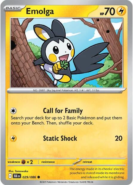 Emolga (029/086) [Scarlet & Violet: Black Bolt] | Pegasus Games WI