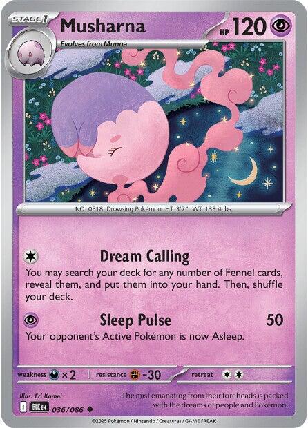 Musharna (036/086) [Scarlet & Violet: Black Bolt] | Pegasus Games WI