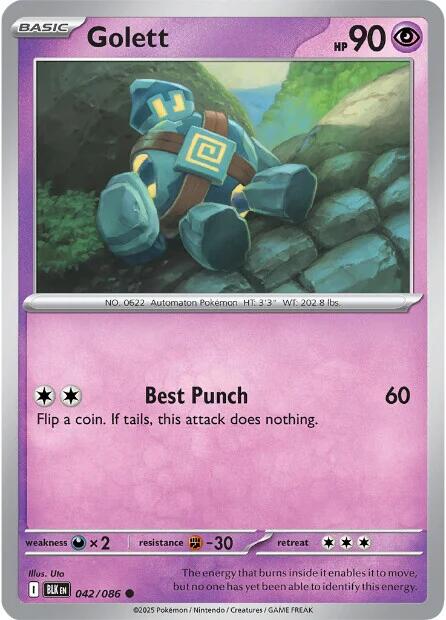 Golett (042/086) [Scarlet & Violet: Black Bolt] | Pegasus Games WI