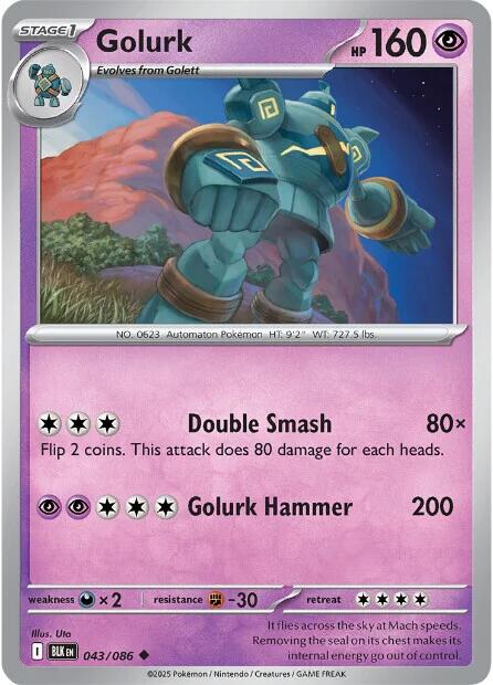 Golurk (043/086) [Scarlet & Violet: Black Bolt] | Pegasus Games WI