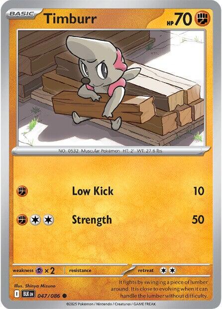 Timburr (047/086) [Scarlet & Violet: Black Bolt] | Pegasus Games WI