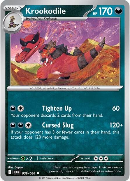 Krookodile (059/086) [Scarlet & Violet: Black Bolt] | Pegasus Games WI