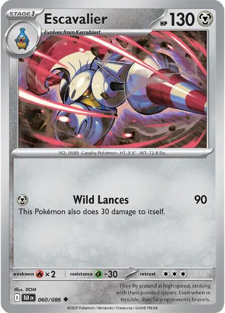Escavalier (060/086) [Scarlet & Violet: Black Bolt] | Pegasus Games WI