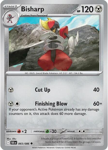 Bisharp (065/086) [Scarlet & Violet: Black Bolt] | Pegasus Games WI