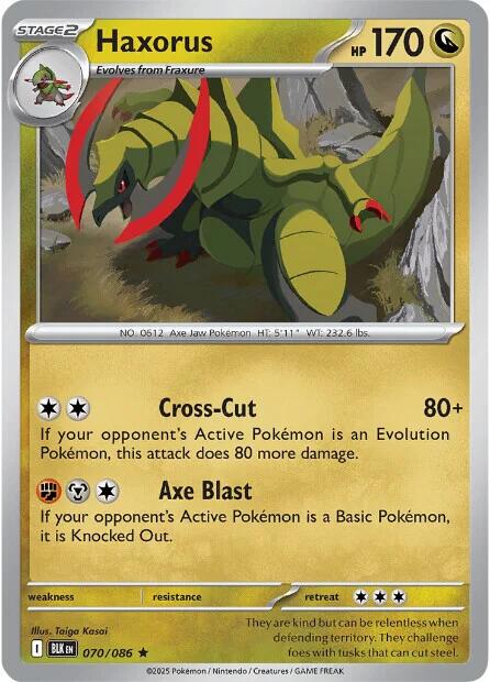 Haxorus (070/086) [Scarlet & Violet: Black Bolt] | Pegasus Games WI
