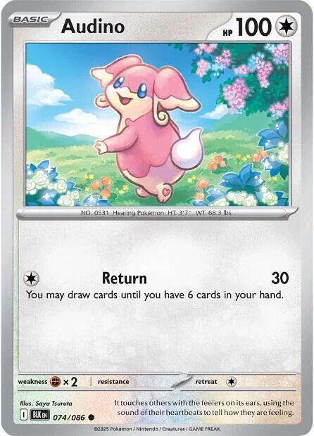 Audino (074/086) [Scarlet & Violet: Black Bolt] | Pegasus Games WI