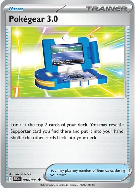 Pokegear 3.0 (084/086) [Scarlet & Violet: Black Bolt] | Pegasus Games WI