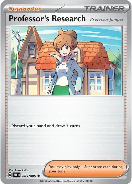 Professor's Research (085/086) [Scarlet & Violet: Black Bolt] | Pegasus Games WI