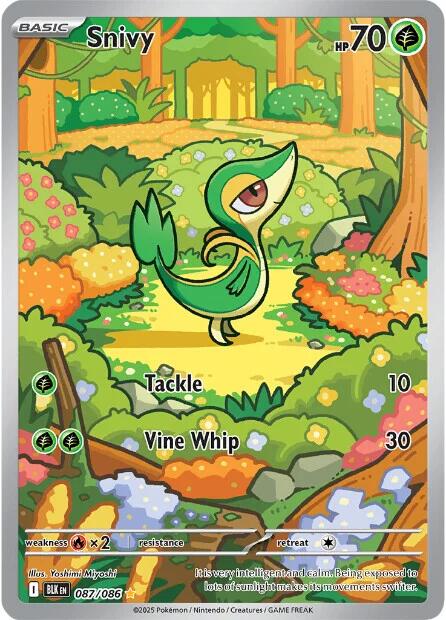 Snivy (087/086) [Scarlet & Violet: Black Bolt] | Pegasus Games WI