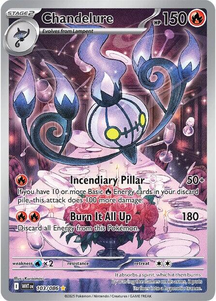 Chandelure (103/086) [Scarlet & Violet: White Flare] | Pegasus Games WI