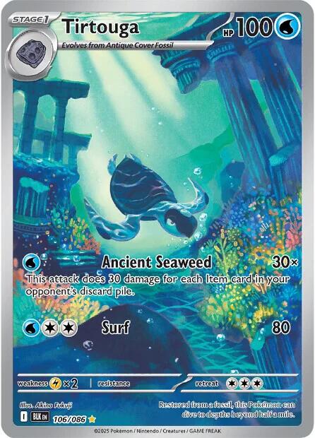 Tirtouga (106/086) [Scarlet & Violet: Black Bolt] | Pegasus Games WI