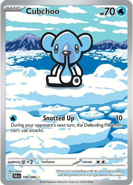 Cubchoo (109/086) [Scarlet & Violet: Black Bolt] | Pegasus Games WI