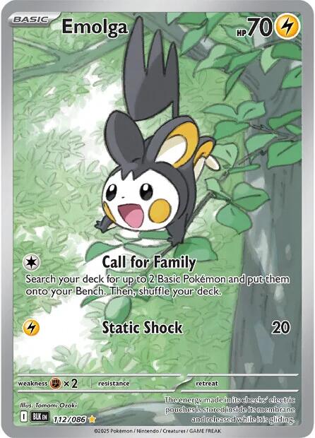 Emolga (112/086) [Scarlet & Violet: Black Bolt] | Pegasus Games WI