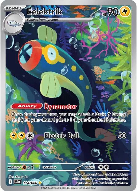 Eelektrik (114/086) [Scarlet & Violet: Black Bolt] | Pegasus Games WI