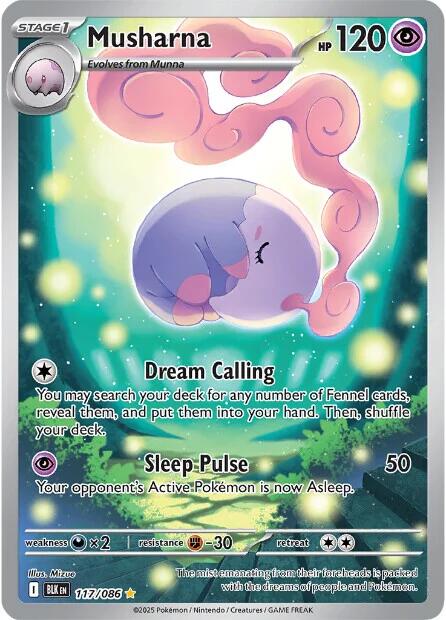 Musharna (117/086) [Scarlet & Violet: Black Bolt] | Pegasus Games WI