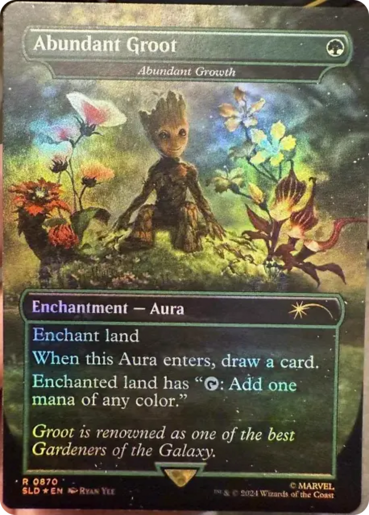 Abundant Groot - Abundant Growth (Rainbow Foil) [Secret Lair Drop Series] | Pegasus Games WI