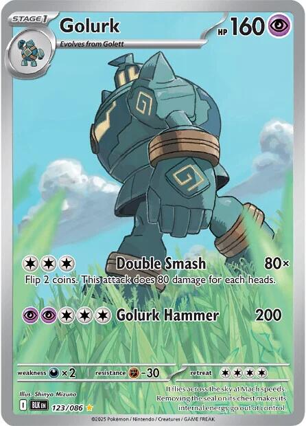 Golurk (123/086) [Scarlet & Violet: Black Bolt] | Pegasus Games WI