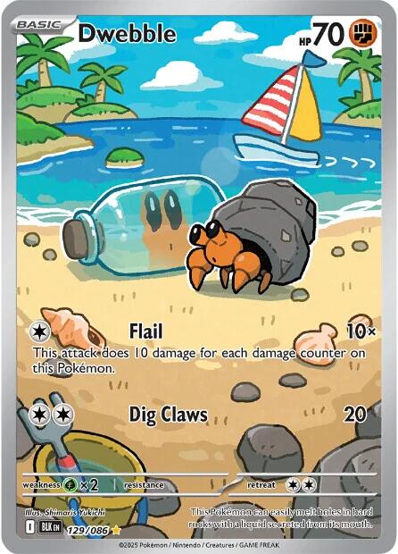 Dwebble (129/086) [Scarlet & Violet: Black Bolt] | Pegasus Games WI