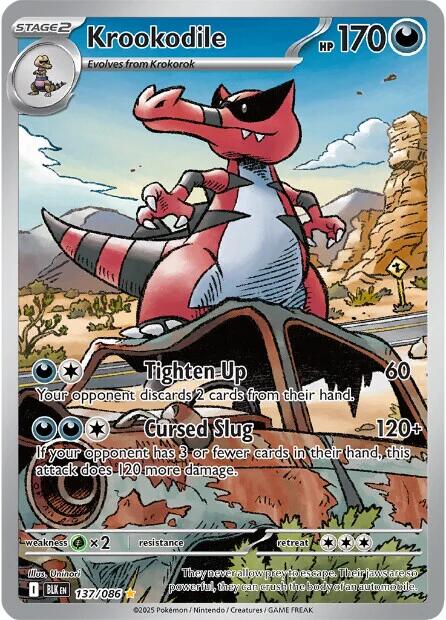 Krookodile (137/086) [Scarlet & Violet: Black Bolt] | Pegasus Games WI