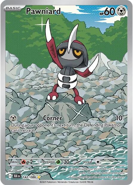 Pawniard (142/086) [Scarlet & Violet: Black Bolt] | Pegasus Games WI