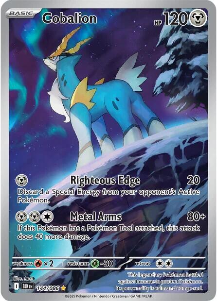 Cobalion (144/086) [Scarlet & Violet: Black Bolt] | Pegasus Games WI