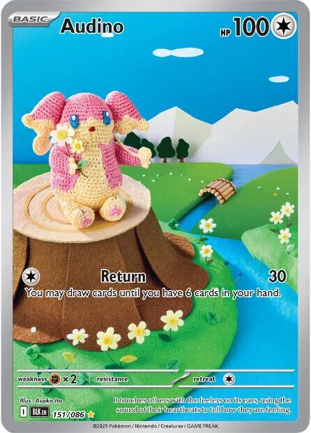 Audino (151/086) [Scarlet & Violet: Black Bolt] | Pegasus Games WI