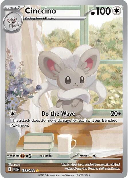 Cinccino (153/086) [Scarlet & Violet: Black Bolt] | Pegasus Games WI