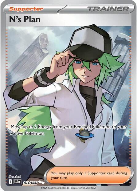 N's Plan (163/086) [Scarlet & Violet: Black Bolt] | Pegasus Games WI