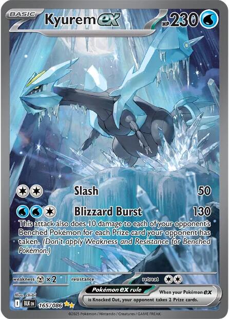 Kyurem ex (165/086) [Scarlet & Violet: Black Bolt] | Pegasus Games WI