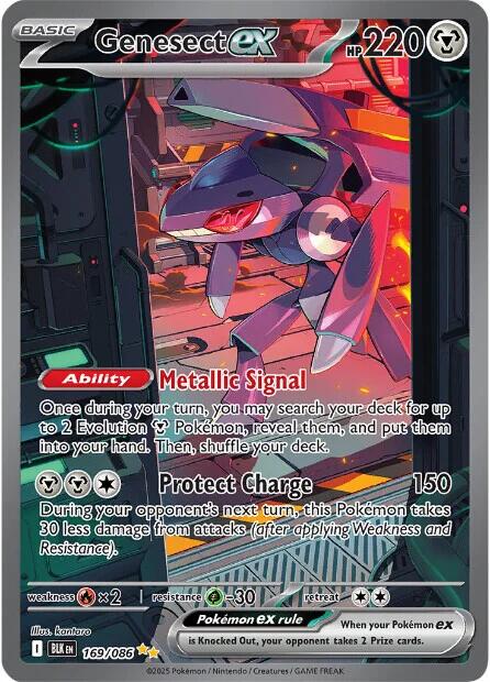 Genesect ex (169/086) [Scarlet & Violet: Black Bolt] | Pegasus Games WI