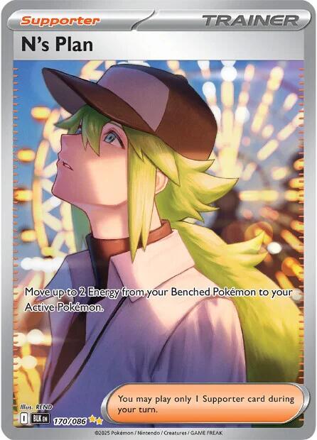 N's Plan (170/086) [Scarlet & Violet: Black Bolt] | Pegasus Games WI