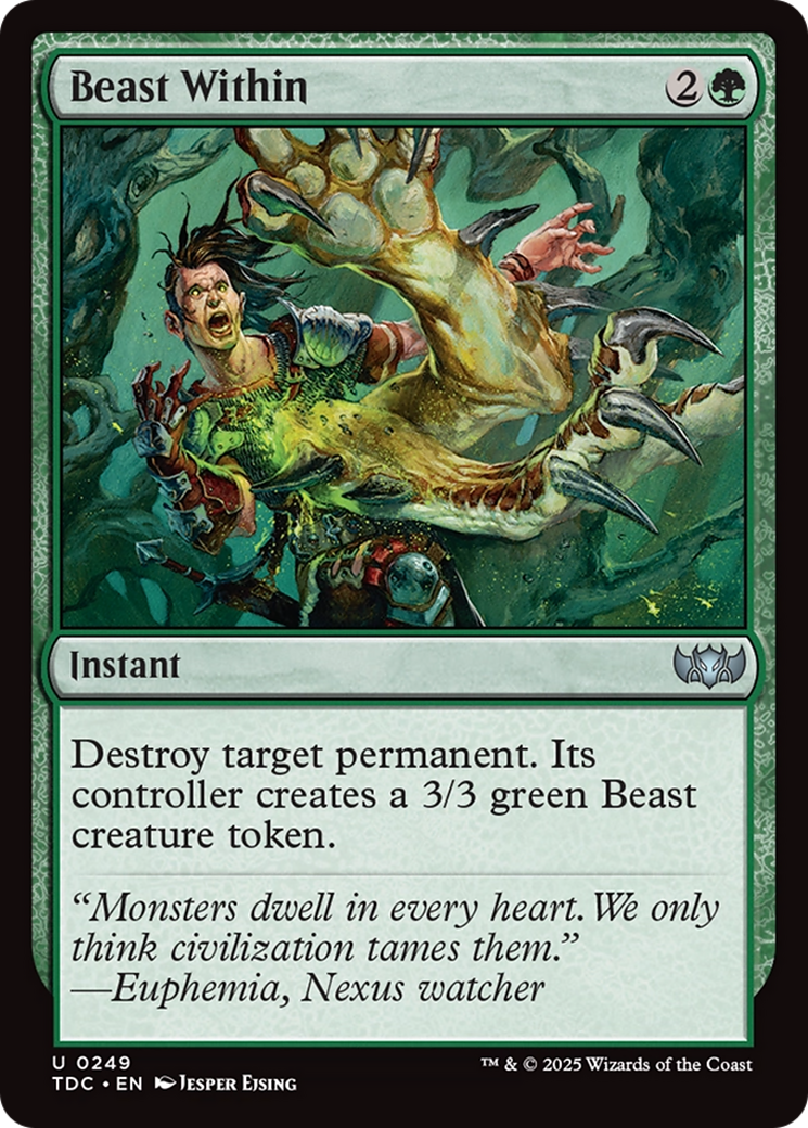 Beast Within [Tarkir: Dragonstorm Commander] | Pegasus Games WI