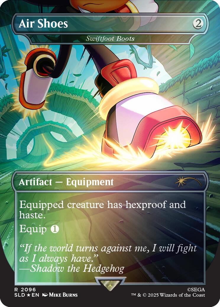 Air Shoes - Swiftfoot Boots (Rainbow Foil) [Secret Lair Drop Series] | Pegasus Games WI