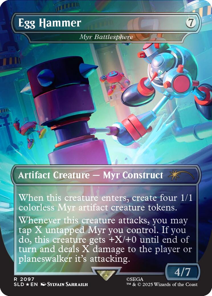 Egg Hammer - Myr Battlesphere (Rainbow Foil) [Secret Lair Drop Series] | Pegasus Games WI