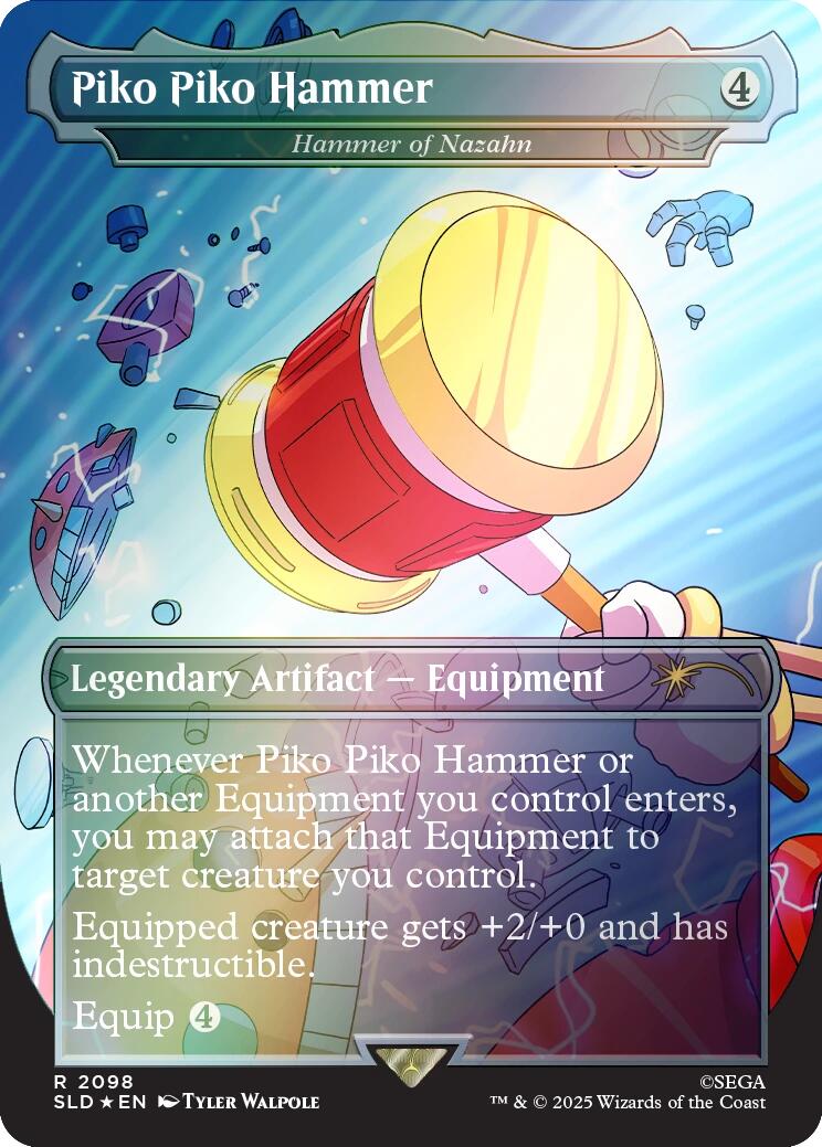 Piko Piko Hammer - Hammer of Nazahn (Rainbow Foil) [Secret Lair Drop Series] | Pegasus Games WI
