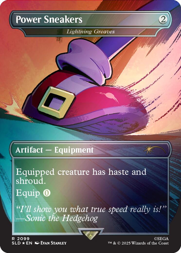 Power Sneakers - Lightning Greaves (Rainbow Foil) [Secret Lair Drop Series] | Pegasus Games WI